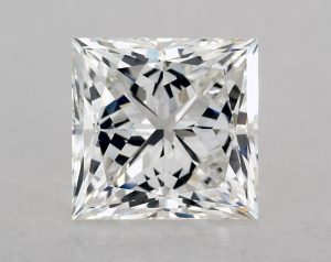 Natural 3.38 Carat G VS1 Princess Diamond