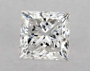 Natural 1.01 Carat H VS2 Princess Diamond