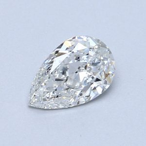 Natural 0.7 Carat F VVS1 Pear Diamond