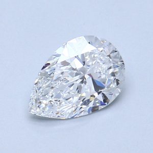 Natural 0.79 Carat E VVS1 Pear Diamond