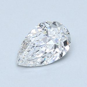 Natural 0.81 Carat E VVS2 Pear Diamond