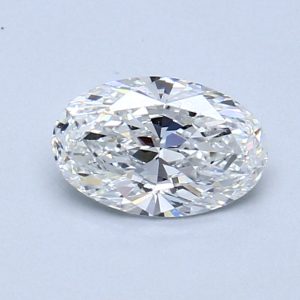 Natural 0.7 Carat F VVS2 Oval Diamond