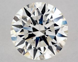 Natural 3.2 Carat H VS2 Round Diamond