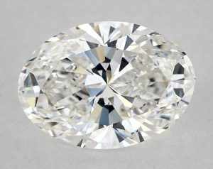 Natural 3.15 Carat F VVS2 Oval Diamond