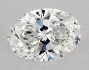 Natural 1.52 Carat F VS1 Oval Diamond