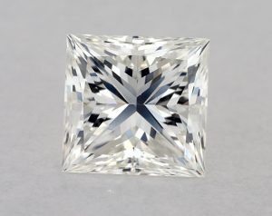 Natural 1 Carat I SI1 Princess Diamond