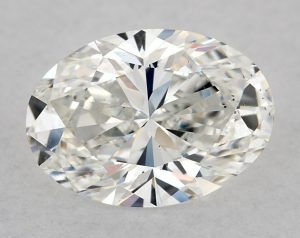Natural 1.52 Carat G SI1 Oval Diamond