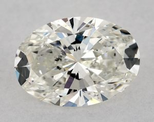 Natural 1.7 Carat I SI1 Oval Diamond