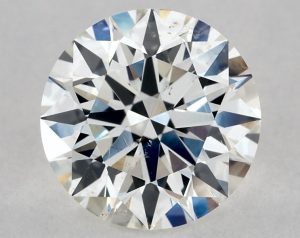 Natural 2.01 Carat H SI1 Round Diamond