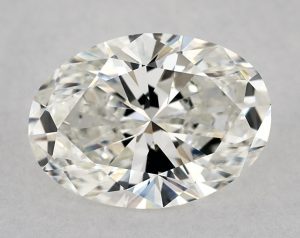 Natural 1.7 Carat H VS1 Oval Diamond