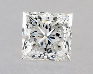 Natural 1.92 Carat H SI2 Princess Diamond
