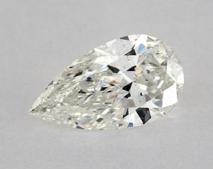Natural 2 Carat J SI2 Pear Diamond
