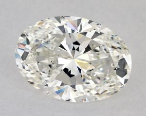 Natural 3 Carat H VVS2 Oval Diamond